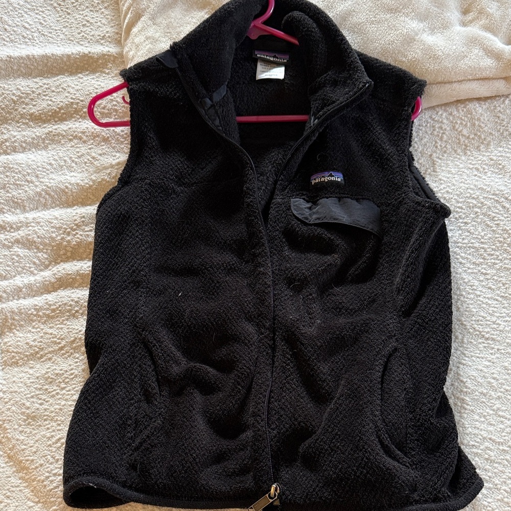 Patagonia Retool Black Fleece Vest